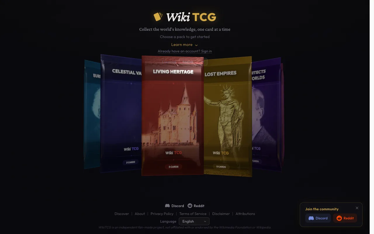 a fan of foil card packs for series like living heritage and lost empires